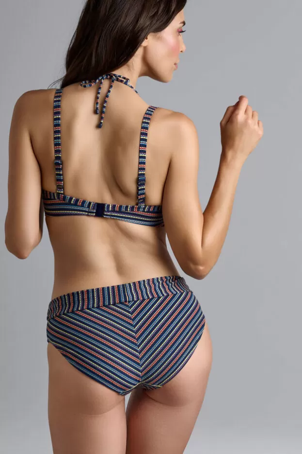 Outlet Marlies Dekkers Lingerie holi vintage fold down slip darkbluerainbow