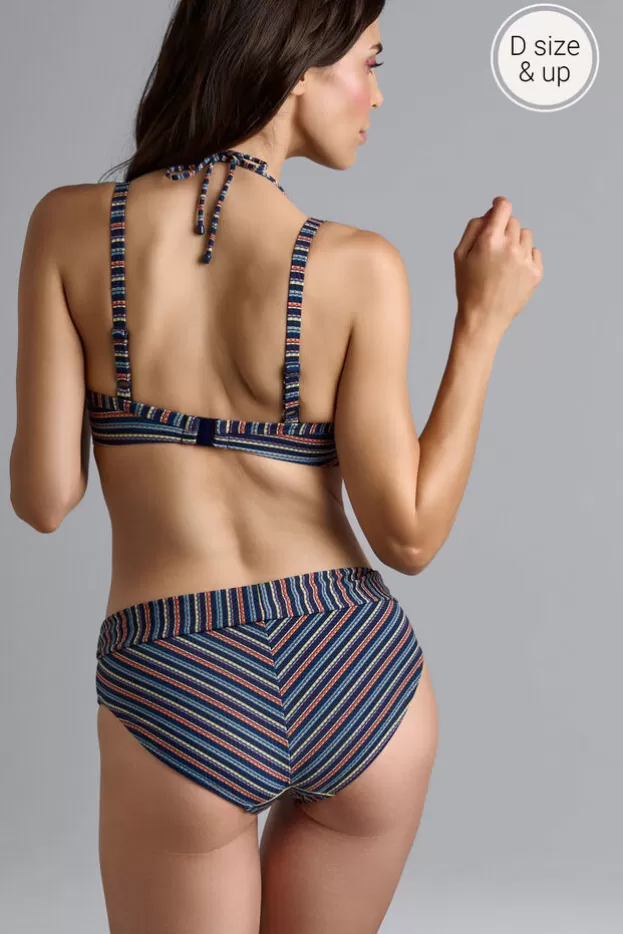 Fashion Marlies Dekkers Lingerie holi vintage haut de bikini balconnet plongeant darkbluerainbow