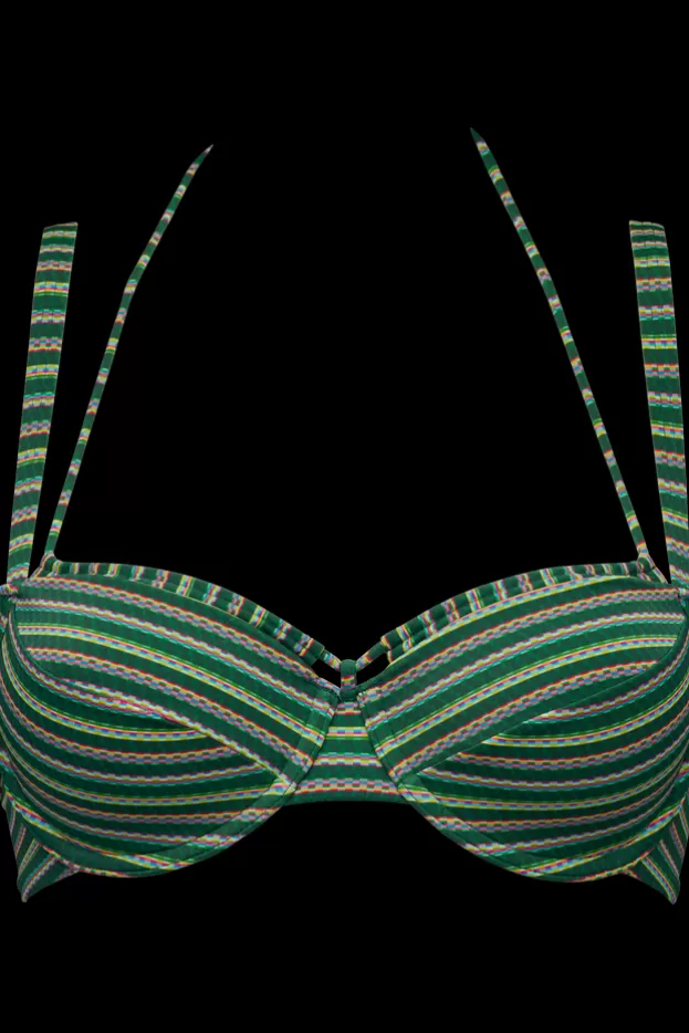 Cheap Marlies Dekkers Lingerie holi vintage haut de bikini balconnet plongeant botanicalgarden