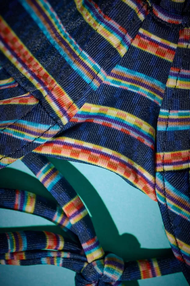 Fashion Marlies Dekkers Lingerie holi vintage haut de bikini balconnet plongeant darkbluerainbow