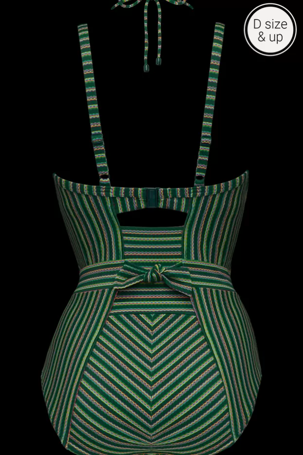 Sale Marlies Dekkers Lingerie holi vintage maillot de bain balconnet plongeant botanicalgarden